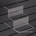 رف أحذية أكريليك متدرج لـ Slatwall